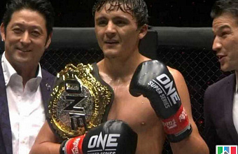 Dagestan kickboxer Alaverdi Ramazanov wins One Championship belt