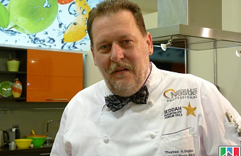 Chef of King of Saudi Arabia Thomas Gugler provides master class in Daghestan