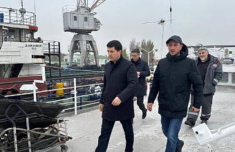 Another ship to start container transport at Makhachkala port after repairs