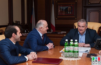 Representatives of Dagestan official delegation meet with Crimean Head