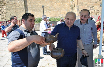 Daghestan folk crafts exhibition held in Naryn -Kala fortresses 
