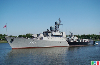 Rocket ship "Dagestan" gets out to sea for military exercises