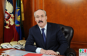 Dagestani Head participates in Russian President’s address rally 