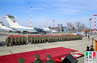 Battalion of military police from Syria stationed in Makhachkala