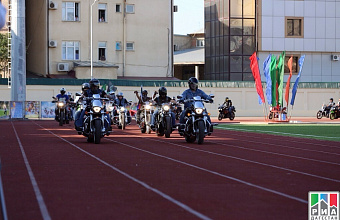 Big freestyle motocross show by best Russian stuntmen held in Makhachkala 